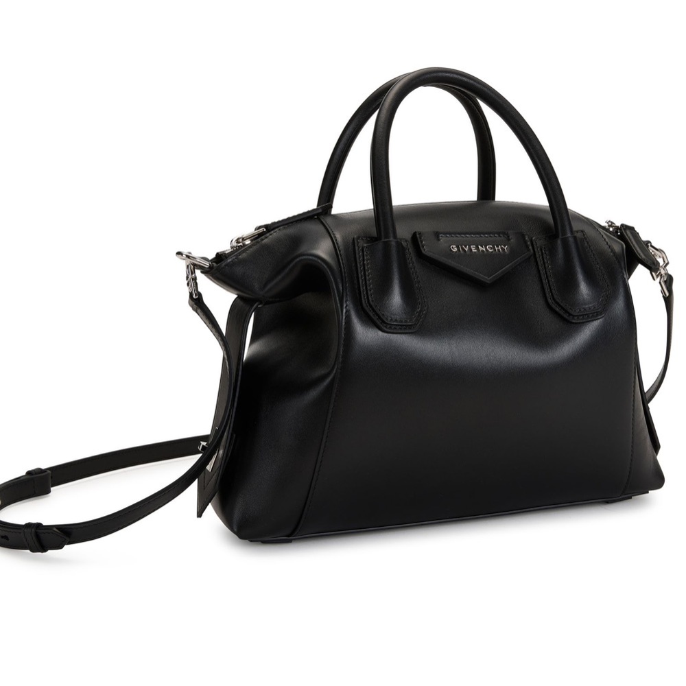 Givenchy Antigona Soft – Black Calfskin (Silver Hardware)